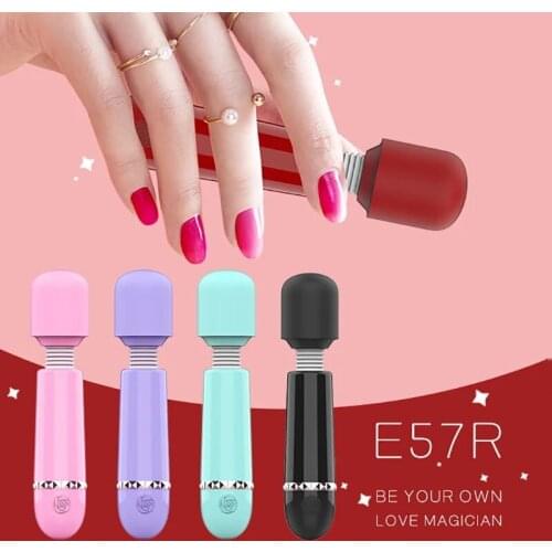 Female Mini Av Massage Vibrator10 Frequency USB Rechargeable Orgasm Masturbator Small Adult Sex Toys For Couples Intimate Goods