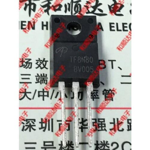 10pcs/lot AOTF8N80 brand new spot TO-220F 800V 7.4A