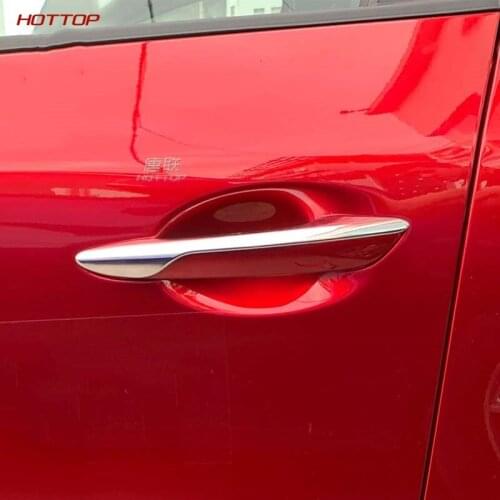 ABS Sliver Door handle cover decorative trim sticker for Mazda 3 Axela 2020