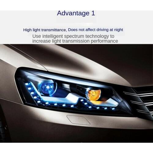 Car Headlight Tinting Film Taillight Fog Light Lamp Wrap Protect 30 x 100cm