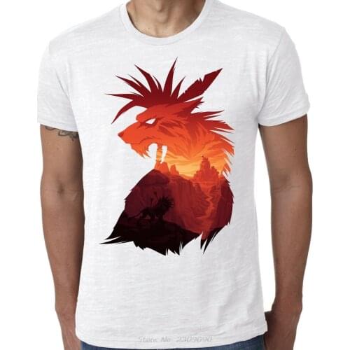 Final Fantasy 7 Red 13 Xiii T Shirt Unisex Adult Funny Tshirt Men Casual Short Sleeve Cotton T-Shirt Anime Tees Harajuku