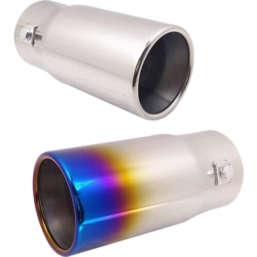 For Mazda 3 Axela Mercedes W124 Buick Dodge Hyundai Jeep Wrangler Lincoln Peugeot 78mm Diameter Car Muffler Exhaust Tail Pipe