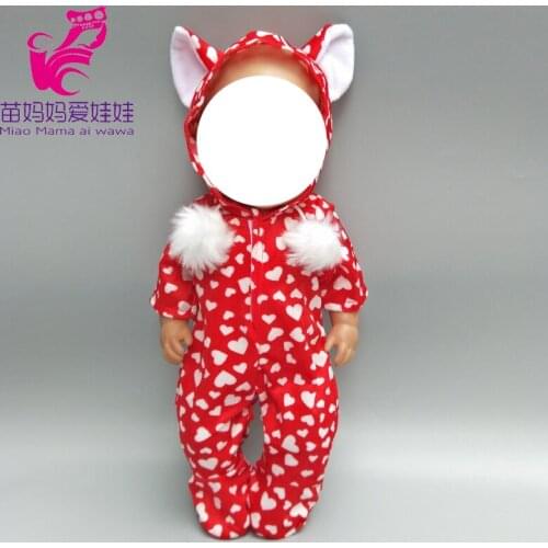 Dolls Clothes Fits for 43cm Baby Doll Clothes Suit for 18 Inch Girl Dolls Rompers