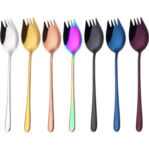 Multi Function Coffee Spoon Set Stainless Steel Dessert Ice Cream Spoon Tea Spoon Coffee Accessories Flatware Drinking Tools