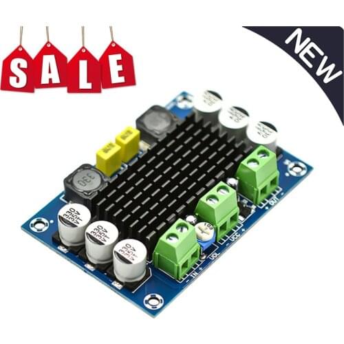 Mono 100W Digital Amplifier Board TPA3116D2 Digital Audio Amplifier Board 12-24V High Power Digital XH-M542
