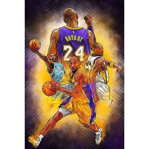 JMINE Div 5D Basketball Celebrity Sports Full Diamond Painting cross stitch kits art Scenic 3D paint by diamonds