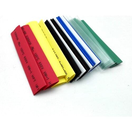 385pcs 2:1 Polyolefin Heat Shrink Tubing Kits 9 Sizes Assorted Tube Wrap Sleeves for Wire & Cable