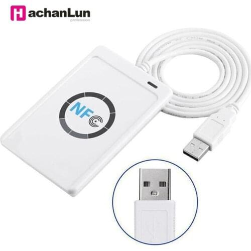 Nfc RFID Smart Card Reader Writer Copier Duplicator Writable Clone Software USB 13.56mhz Writable Clone Software USB
