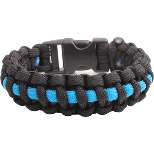 Parachute Cord Paracord Survival Bracelet Outdoor Camping Quick Release Bracelet. Climbing Camping survival equipment