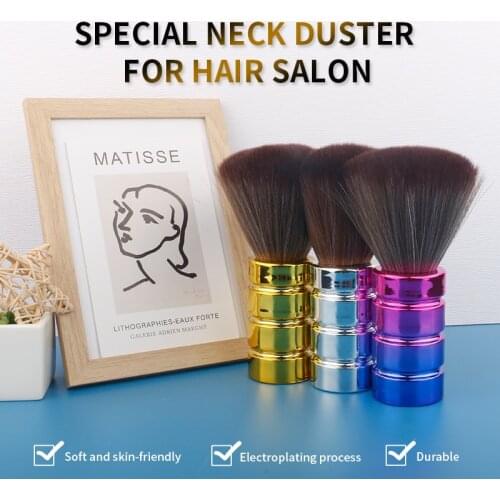 CestoMen 1pcs Salon Neck Duster Shaving Brush Facial Cleaning Neck Brush Barber Hair Cutting Hairdressing Stylist Accessories