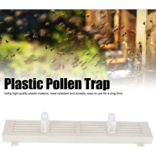 Bee Hive 5 Rows Pollen Collector Tray Beekeeping Plastic Pollen Trap Collect Box Bee Keeping Accessory Copper Plating hot
