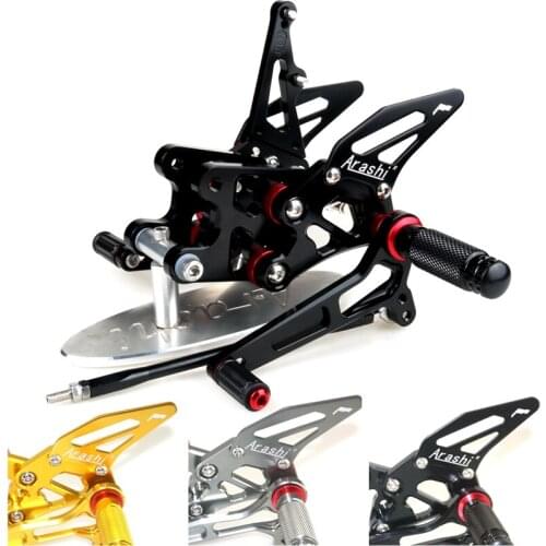 CNC Adjustable Rear Set Rearsets For SUZUKI GSXR1000 2007 2008 Foot Rest