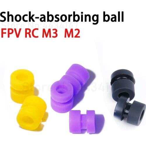 M2 M3 Rubber Shock Shock-absorbing F3 F4 F7 Flight Control Suspension Ball for FPV Racing Quadcopter Drone Four-axis Accessories
