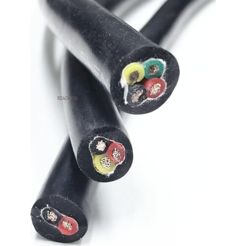 Heat-resistant 200 cable 4-core shielded soft silicone wire 22AWG 20AWG 18AWG 17AWG 15AWG