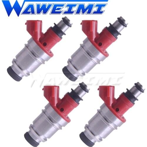 WAWEIMI 4x Fuel Injector JS28-2 Genuine Quality Nozzle for Suzuki Isuzu Honda Aerio Esteem Pickup JS28-2 15710-77EA0