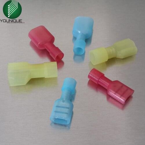 Free Shipping 150 Pack 10-22 Gauge Nylon Fully Insulated Quick Disconnect .250 Female and Male