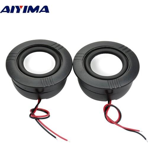 AIYIMA 2Pcs Mini Portable Audio Speakers 2.5Inch 61MM 4Ohm 3W Full Range DIY Speaker
