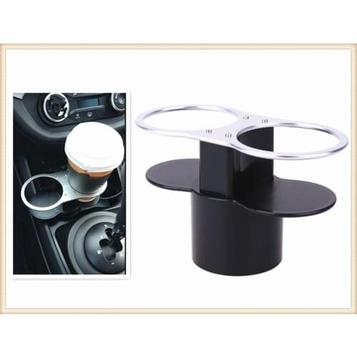 Double hole car accessories cup holder / beverage rack mounting for Volkswagen VW polo passat b5 b6 CC golf jetta mk6