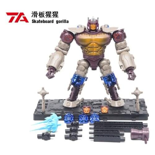 Free Shipping! TransArt Beast Wars BWM-02 Skateboard Gorilla Action Figure 2021 New Reissue Robot Gift for Kids
