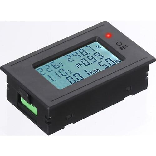 Digital Voltmeter Ammeter AC Voltage Current Meter Volt Detector Tester Monitor Panel Power Wattmeter Meter