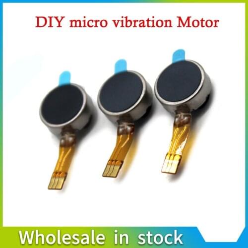 Flex cable 0830 Pulse vibration button motor Mini micro vibration motor Flat vibrator DIY maker circuit material