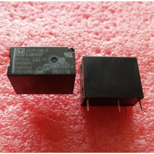 HOT NEW POWER relay JQ1P-24V-F JQ1P-24V JQ1P24VF 24VDC DC24V 24V 10A 250VAC 5PIN