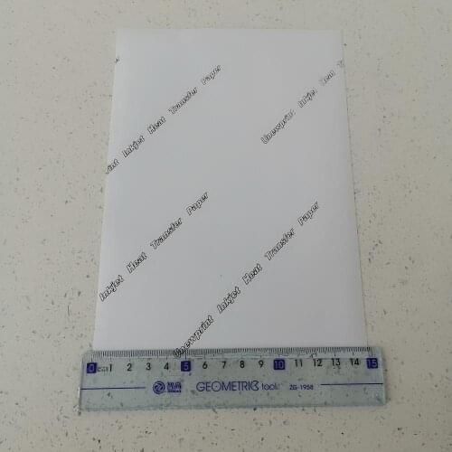 A5 Size (148.5X210MM) Hot 50 Sheets/Pack Iron On Inkjet T Shirt Heat Transfer Paper For Light Fabric Cloth Wholesale Price