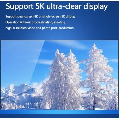 Thunderbolt 3 Cable 40Gbps USB C to USB C Cable with 100W Charging 4K Dual Vedio Display for Thunderbolt 3 Laptop & PCs LX0B