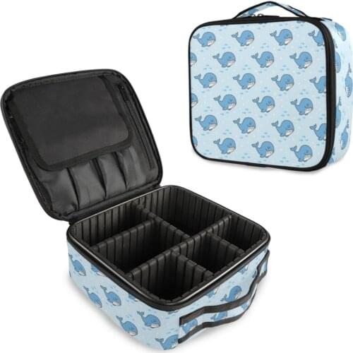 2021 Cosmetic Bag Girl Large Capacity Double Layer Cute Cartoon Bags For Girls Women Travel Outdoor Fashion Wash Kit Makeup Bag