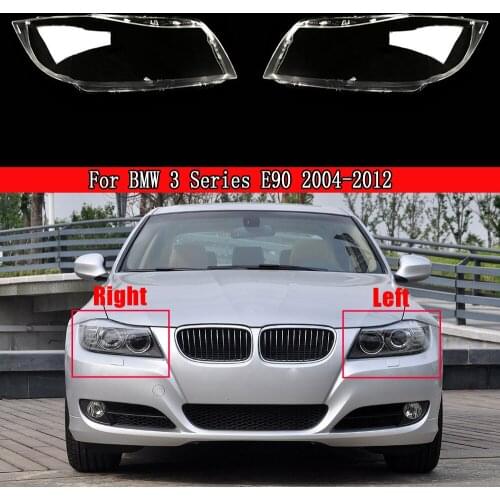 Headlight Cover For BMW 3 Series E90 2004 ~2012 Car Headlight Headlamp Lens Clear Auto Shell Cover