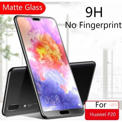 Matte Screen Protector for Huawei P20 Pro P20 Lite Tempered Glass No Fingerprints for Huawei P9 P10 Plus P10 Lite P20 Lite 2019