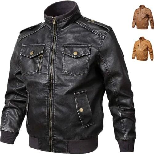 Mens Leather Jackets High Quality Motorcycle Jacket Male Faux Leather Coats Men 2020 Spring Men Clothes Drop Shipping Plus Size