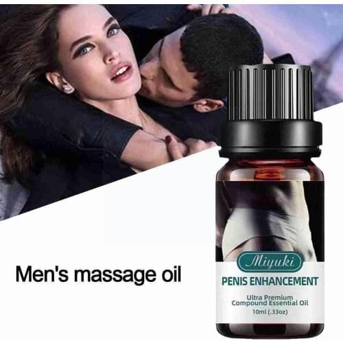 Mens Body Massage Oil Cock Erection Men Essential Care Bigger Penile Oil Enlarger Enhance Growth O9S1