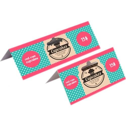 Customized printing blister packaging card paper header card
