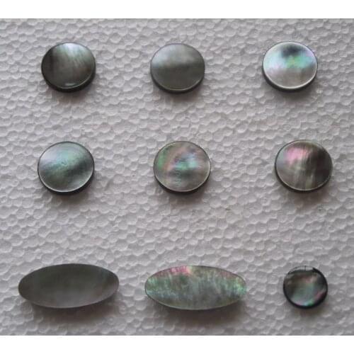 Saxophone real mother of pearl key buttons inlays