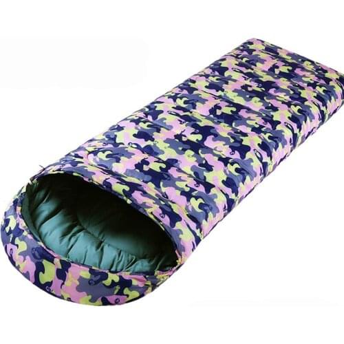 Desert 2653 camouflage cotton sleeping bag 1.90 kg thermal cotton outdoor camping Adult sleeping bag can be spliced together
