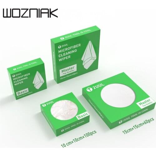 2UUL Microfiber Cleaning Wiper Non Dust Cloth Industrial Lint Free Beauty Salon Cleanroom Cloth Touch Screen Cleanroom Wipers