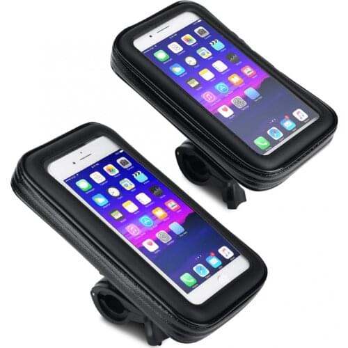 Waterproof Bicycle Phone Holder Bags Motorcycle Phone Mount Bag 5.5/6.3 inch Bike Touch Screen Phone Case Bracket