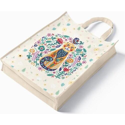 DIY Diamond Painting Handbag Mosaic Drill Reusable Eco-friendly Shopping Storage Bags Foldable Grocery Tote Home Organizer Gift