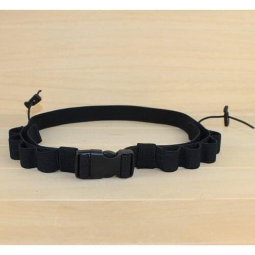 Triathlon Marathon race number belt with gel holder