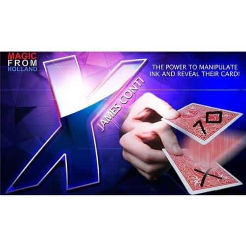 X by James Conti (Gimmick and online instructions) - Trick,Card Magic,Props,Illusion,Mentalism,Fun