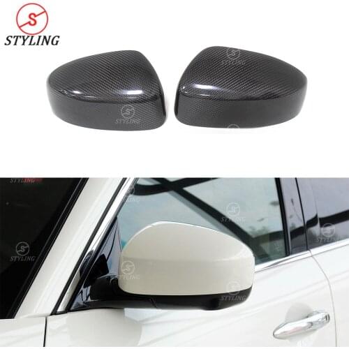 FX35 Real Carbon fiber mirror cover For Infiniti FX37 rear side view mirror cover caps 2009 2010 2011 2012 2013 2014