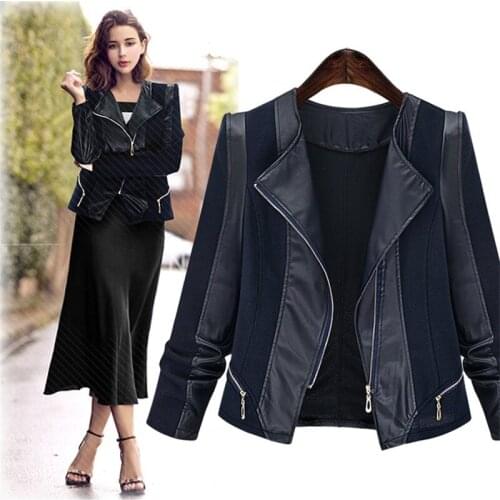 Zeongro Womens Fashion Leather Jackets