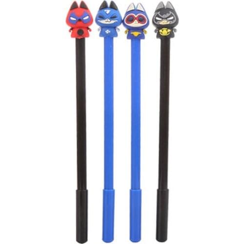 1pcs Cartoon Gel Pens Cute Pens 0.5mm Cute Stationary Novelty Cartoon Gel Pen New Student Kawaii Pen Kawaii School Supplies