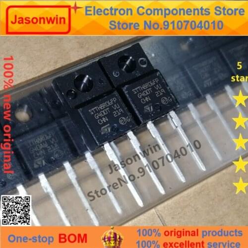 100% nuevo 50 unids/lote original diode STTH8R06FP 8A600V STTH8R06 TO-220F-2 Transistor