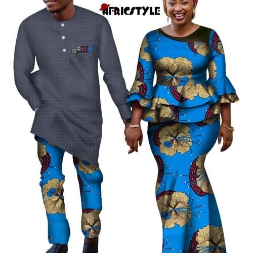 20 Patterns 100% Cotton Soft African Clothes for Couples Perfect Quality African Print Plus Size Clothes WYQ697