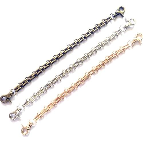 30PCS 25cm Purse Clutch Handbag Straps Metal Link Chains Lobster DIY Luggage Hardware Replacement Accessories Bronze Silver Gold