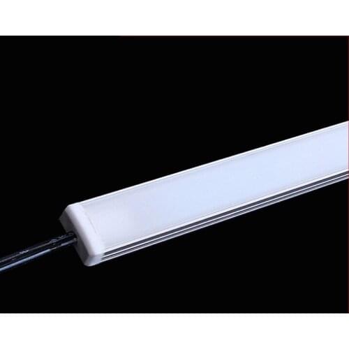 50pcs/lot 8520 LED Bar Light White Warm White 72LEDs 100CM Cabinet LED Strip DC 12V Showcase LED Hard Strip