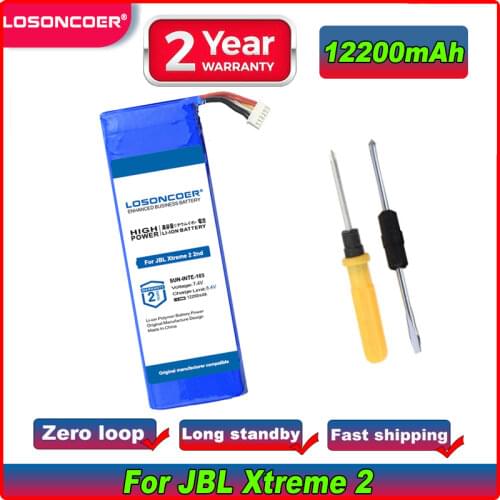 11500mAh Battery for JBL Xtreme 2 3 2nd Player SUN-INTE-103 2INR19/66-2 ID1019 JBLXTREME2BLKAM JBLXTREME2BLUAM Batteries