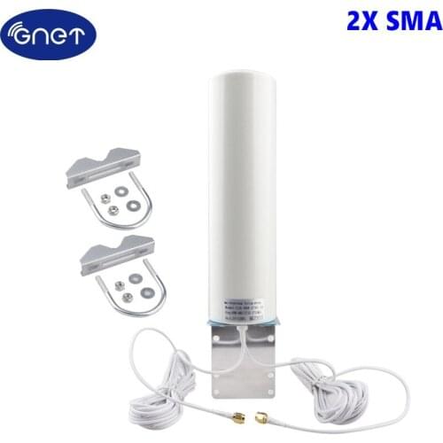 SMA antenna 3G 4G LTE 698-960/1710-2700MHZ 12dBi Double 5m cable antenna for Huawei B593 E5186 For HUAWEI B315/593S/B880/B310